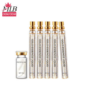 Pronto Para Enviar Private Label 2 Peças Set Golden Firm Skin Facial Serum Essence Protein Line Lifting Face Colágeno Threads - Product Image 6