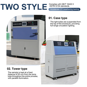 Chambre d'essai UV accélérée ASTM, mini-chambre climatique pour test d'âge accéléré, <span class=keywords><strong>testeur</strong></span> de résistance aux intempéries accélérées par température et humidité - Product Image 6