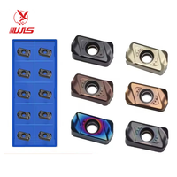 LNMU0303 ZER MJ Plaquette en carbure 10 pièces pour tournage sur tour, fraise indexable pour machine CNC, outil de fraisage pour EXN03R à avance rapide