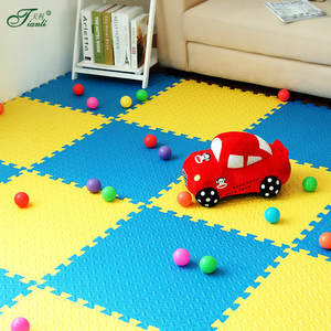 Tapis de jeu en mousse EVA 100x100 pour enfants, tapis de sol épais pour chambre à coucher, parc d'attractions, respectueux de l'environnement, tapis de ramper à assembler - Product Image 3
