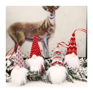 Decoração de natal para árvore de natal, enfeite de gnome sueca, elf, decorações de natal, formato de pelúcia, para árvore de natal, pendurado, venda imperdível