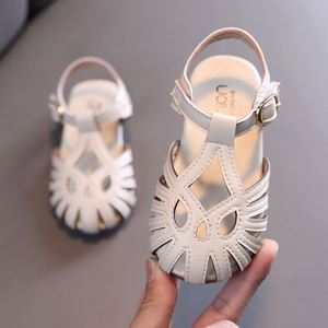 NOVEDAD DE VERANO 2024, sandalias para niñas, zapatos antideslizantes de suela blanda para caminar, sandalias Baotou de alta calidad - Product Image 3