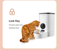 Mangeoire automatique pour animaux de compagnie, 4l, vente en gros, accessoire vidéo pour chiens et chats, mangeoire intelligente, vente en gros,