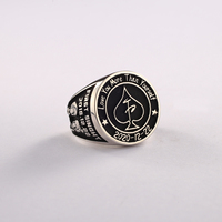 Bague en cuivre au design vintage avec zircon, style minimaliste, finition mate, bague de champion pour homme, accessoire exclusif