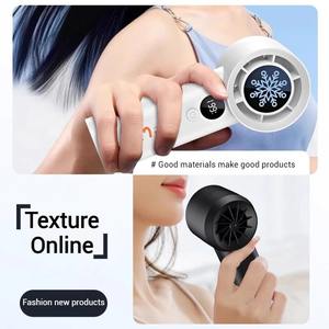 Ventilador de Mano sin Aspas, Portátil, Pequeño, Turbo, con 199 Velocidades, Viento Fuerte, Mini Ventilador para Exteriores, Pantalla Digital - Product Image 4