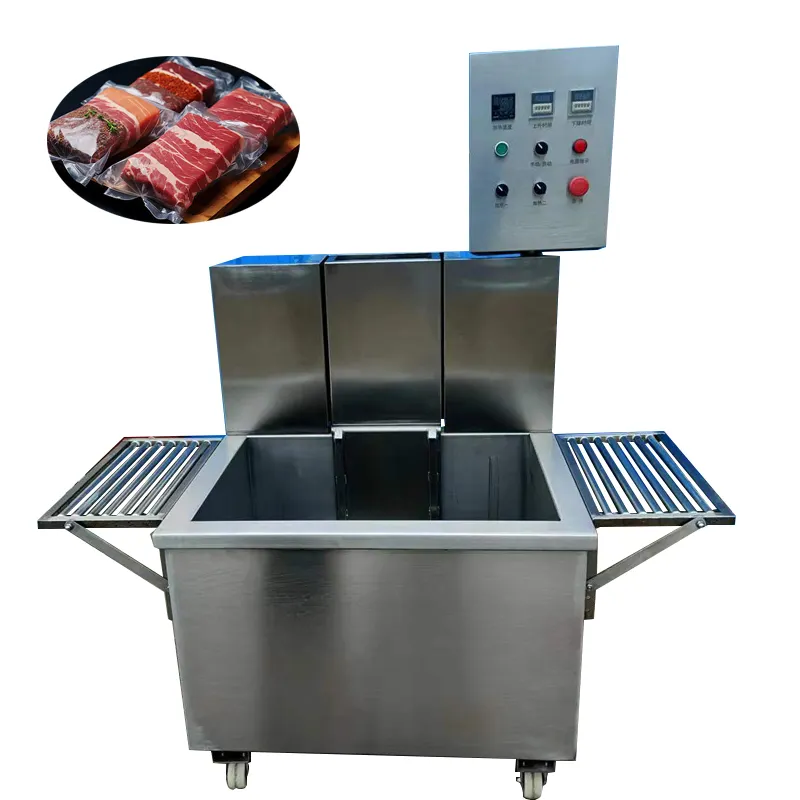 meat heat shrink packaging machine water plastic film vacuum meat packing machine