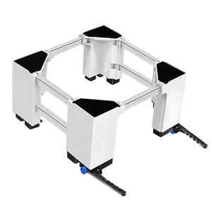 Support de lave-linge robuste pleine grandeur, hauteur 4/7/10 pouces, piédestal universel réglable pour lave-linge et sèche-linge, réfrigérateur - Product Image 2