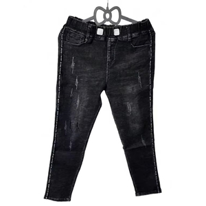 Jeans pour femmes taille haute d'occasion Clear Path A04 Collection été Guangdong Tailles mixtes Polyester/Coton Propre Coloré <span class=keywords><strong>Pas</strong></span> <span class=keywords><strong>cher</strong></span> - Product Image 1