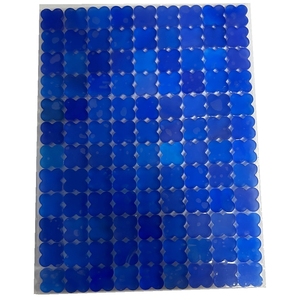 <span class=keywords><strong>Pietra</strong></span> Naturale <span class=keywords><strong>Agata</strong></span> Blu Scuro a Forma di Quadrifoglio 13x13x2mm HQ GEMS - Product Image 1