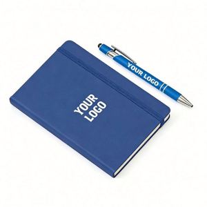 Carnet A5 personnalisé de haute qualité, style européen et américain, journal de bureau, agenda, couverture en cuir PU, reliure cousue, format A6 - Product Image 1