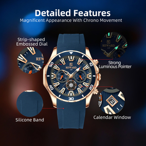 REWARD In stock-Reloj de pulsera para hombre, luminoso, personalizable, orologi <span class=keywords><strong>da</strong></span> uomo - Product Image 4