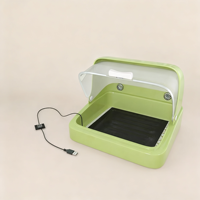 Boîte de couvaison pour perroquets avec coussin chauffant thermostatique USB trois couleurs pour l'alimentation manuelle des poussins et des jeunes oiseaux