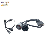 Cable de Diagnóstico para Escáneres ET3 y ET4 Versiones 317-7485 478-0235 538-5051 de 6 y 9 Pines para Excavadoras CAT