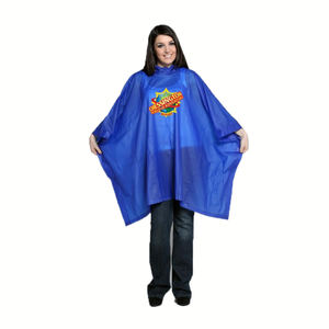 Promotional Durable Men and Women's PVC <strong>Rain</strong> <strong>Poncho</strong> for <strong>Festival</strong> with Buttons - Product Image 1