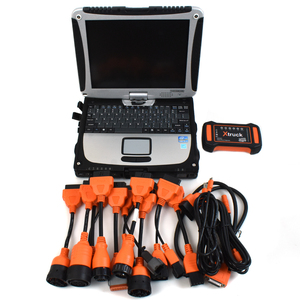 Portátil CF19 Táctil Preinstalado con Herramienta de Diagnóstico Xtruck Y009, Herramienta de Escaneo Multimarca para Camiones Diésel y Excavadoras, Juego Completo de Cables - Product Image 4
