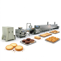 Machine pour fabriquer des biscuits, appareil entièrement automatique pour faire des pâtisseries et des biscuits souples, approuvé industriel