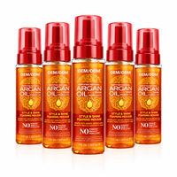 Mousse coiffante à l'huile d'argan OEM ODM pour cheveux bouclés, contrôle des frisottis, brillance, mousse coiffante pour cheveux, marque privée
