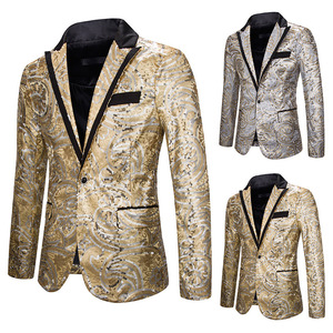 Nieuw Product Promotie Party Prestaties Party Sfeer Mode <span class=keywords><strong>Blazer</strong></span> Jas Mannen - Product Image 4