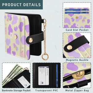Cartera de Cuero PU Personalizada al por Mayor con 7 Ranuras para Tarjetas, Bolsillo para Monedas y Protección RFID Antirrobo - Product Image 4