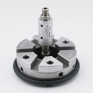 Alta calidad personalizado Metal Vertical hueco tres 3 mordazas neumático Cnc torno Power Chuck - Product Image 3