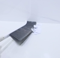 Brosse de nettoyage de lit à poils doux en PP PBT, adaptée aux canapés, bureaux, claviers et brosse multifonctionnelle pour la literie, l'intérieur des voitures et la poussière