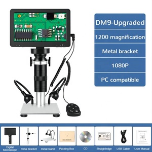 Best-selling HD Screen Digital 12MP 1200X LCD Pocket Stereo Electron 2 LED Illumination CMOS DM9-S Optical - Product Image 3