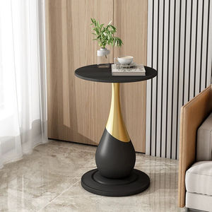 Mesa de Esquina Económica para el Hogar, Venta Caliente, Precio al por Mayor, Mesa de Centro de <span class=keywords><strong>Metal</strong></span> Negra Personalizada para Sala de Estar - Product Image 2