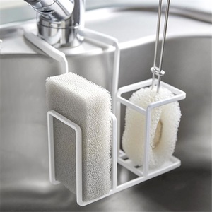 Modern Hotel Kitchen Faucet Drain Rack Steel Ball Sponge Cleaning Brush Storage <b>Sink</b> Hanging <b>Basket</b> Wall-Mounted Eco-Friendly - Product Image 3