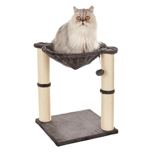 Customized Luxury <strong>Cat</strong> <strong>Climbing</strong> <strong>Frame</strong> Sustainable Plush <strong>Cat</strong> Tree Tower with Grinding Teeth Claws Sisal Material Packed in Carton - Product Image 2