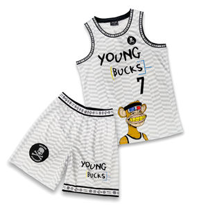 Винтажные сетчатые баскетбольные Джерси с вышивкой, оптовая продажа, Заказные пустые новейшие дизайнерские баскетбольные Джерси - Product Image 1