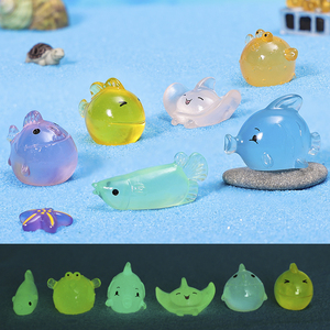 สินค้าขายดี ตุ๊กตาเรซิ่นเรืองแสงรูปปลา 3 มิติ ซับมารีนคอร์ ฟีลลิ่งซีเฟรนด์ส ของตกแต่งตู้ปลาขนาดเล็ก งานฝีมือ - Product Image 3