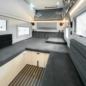 Petite caravane hybride australienne extensible en fibre de verre, caravane australienne à toit relevable, caravane tout-terrain, caravane pliante, remorque de camping - Product Image 5