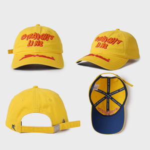 Casquettes de baseball non structurées en denim sportif à visière incurvée, effet délavé vintage, avec logo brodé personnalisé à 6 panneaux - Product Image 2