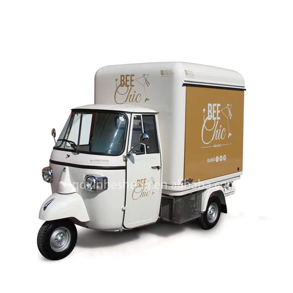 Популярная уличная тележка piaggio ape 50 для еды, велосипедная тележка для еды, велосипедные тележки для мороженого, Настраиваемые велосипеды 4800*2100*2550 мм