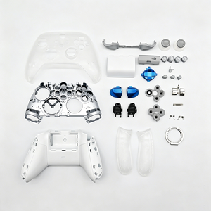 Coque de remplacement pour manette <span class=keywords><strong>Xbox</strong></span> Series X S – Boîtier avant et arrière, coque supérieure et inférieure, plaque frontale - Product Image 5