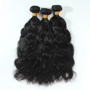 Wholesale Factory Price 12 A Double Weft Raw Virgin Natural Wave Indian Human Hair Bundles