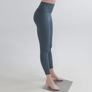 Best Selling Fordable Waistband High Waist Yoga Pants Ladies Gym <strong>Leggings</strong>