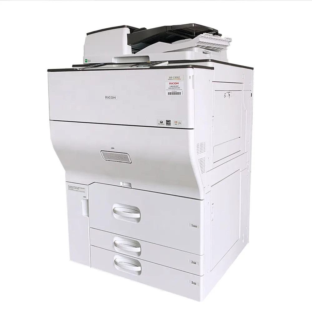 Refurbished copiadora Ricoh de máquina de fotocopia de bajo precio MP C8002 de fotocopiadoras