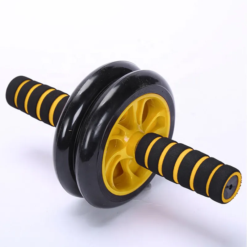 High Quality Portable Workout Abdominal Wheel Exerciser Abs Wheel Roller Double Ab Wheel