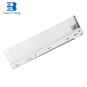 86mm công cụ kim loại hộp Ngăn kéo trượt 1.0mm Độ dày đôi tường ngăn kéo kênh sơn tĩnh điện Bảng điều khiển kim loại trượt con lăn RUNNERS đường sắt - Product Image 1