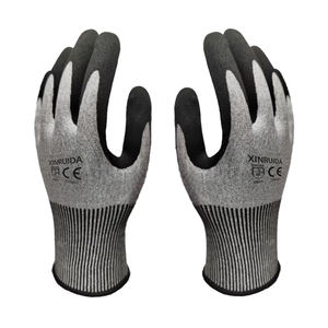 Venta caliente Cut-5 Hppe <span class=keywords><strong>PU</strong></span> Guantes anticorte Guantes de seguridad para la construcción Guantes recubiertos protectores antideslizantes resistentes a los cortes - Product Image 1