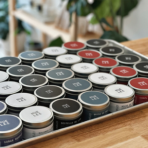 Aikun ถ้วยแก้วใส่เทียนหอมลายดอกไม้แสนโรแมนติกการเผาไหม้ที่ยาวนานเทียนน่ารักสำหรับงานแต่งงานของตกแต่งบ้าน - Product Image 4