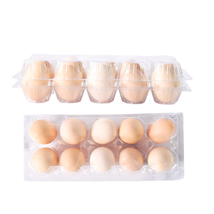 Tùy chỉnh kích thước trong suốt rõ ràng vỏ sò dùng một lần chim cút trứng carton Pet nhựa bao bì gà khay trứng - Product Image 6
