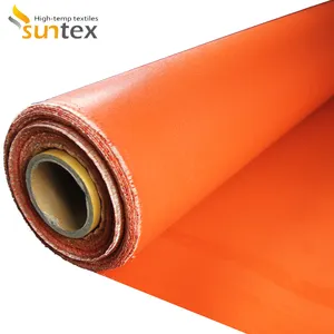 Silicone Coated Fabric Fireproof Material Thermal Insulation Silicone Coated Fiberglass Fabric