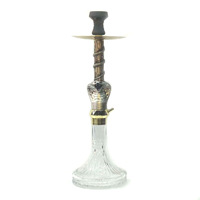 Chicha créative en résine givrée de luxe léger, grande taille, à double tête de cobra, pour le marché international, style arabe, Moyen-Orient et Europe