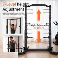GORDON Estación de Barras Horizontales Estable para Dominadas y Dips, Equipo de Entrenamiento de Fuerza para Gimnasio en Casa, Torre de Potencia