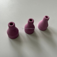 6*30 Buse de sablage en céramique blanche et rose pour soudage à l'arc à l'argon, en alumine