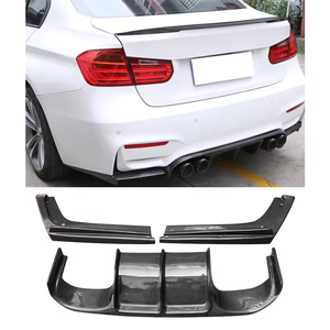 Hot Sale M3 F80 M4 F82 F83 Carbon Fiber Rear Diffuser for BMW M3 F80 M4 F82 F83 Car Rear Bumper Under <b>Lip</b> <b>Splitter</b> - Product Image 6