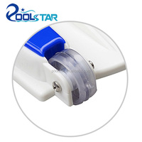 Aspirateur de piscine flexible de haute qualité avec roues, tête pivotante, accessoire de nettoyage de piscine efficace, bleu + blanc, Poolstar