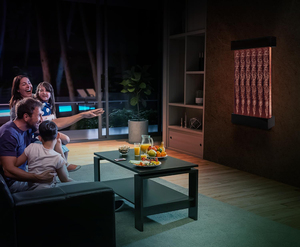 Panel de burbujas de luz RGB para fuente de agua acrílica interior de pared de burbujas de agua acrílica personalizada - Product Image 6